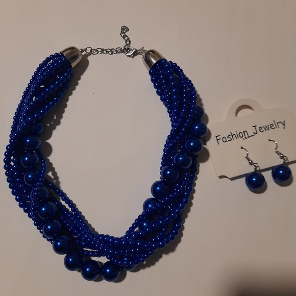 JEROLLIN NECKLESS AND EARING JEWELRY SET - Picture 4 of 4